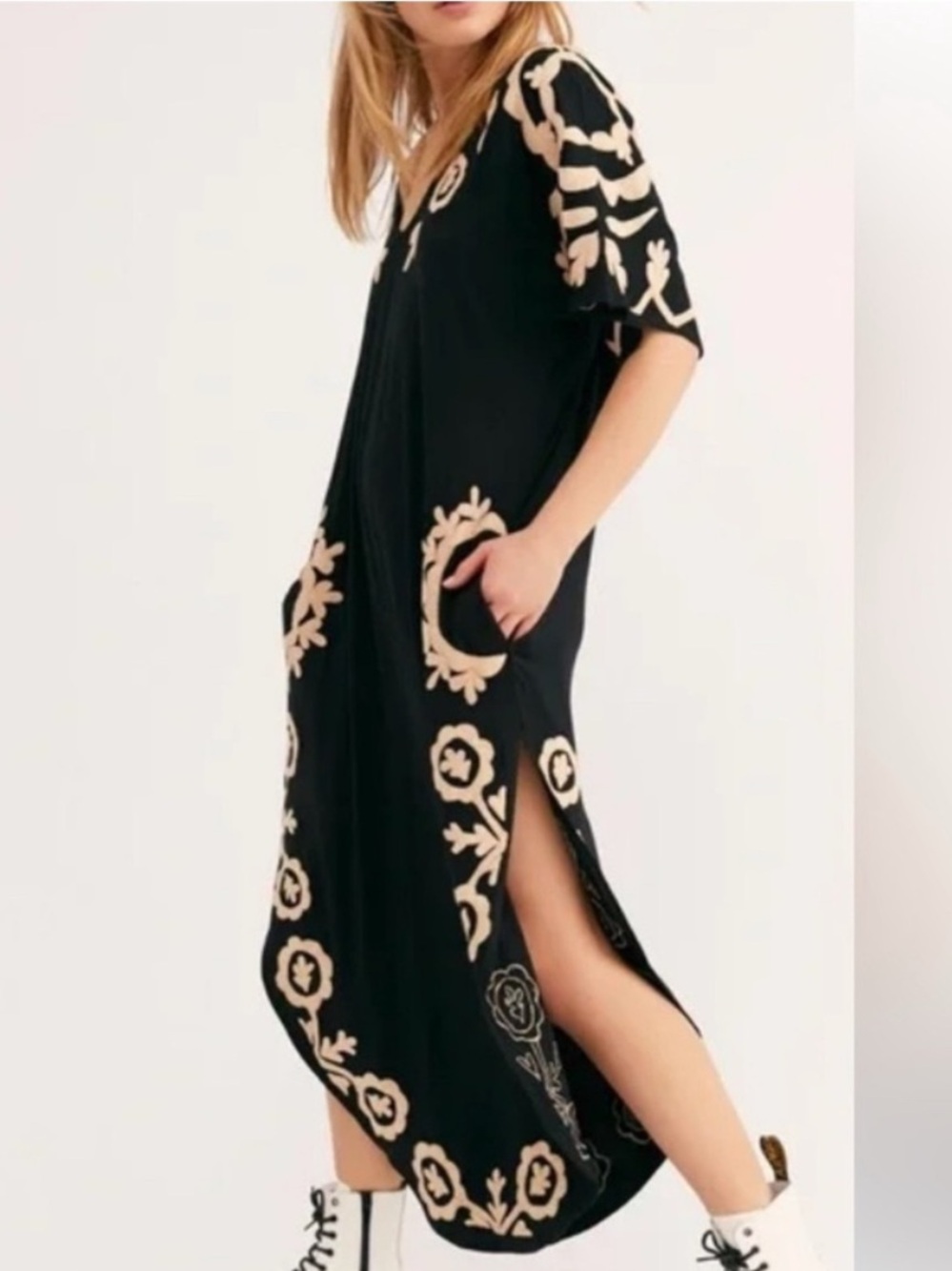 free people laguna surf maxi tee